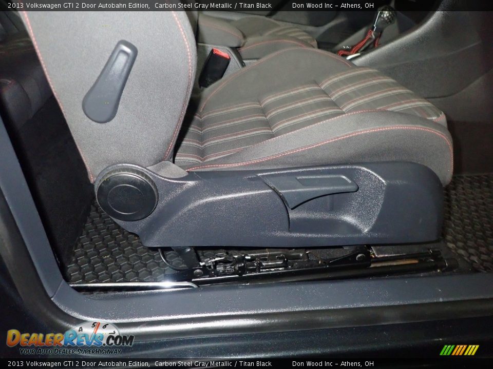 2013 Volkswagen GTI 2 Door Autobahn Edition Carbon Steel Gray Metallic / Titan Black Photo #36