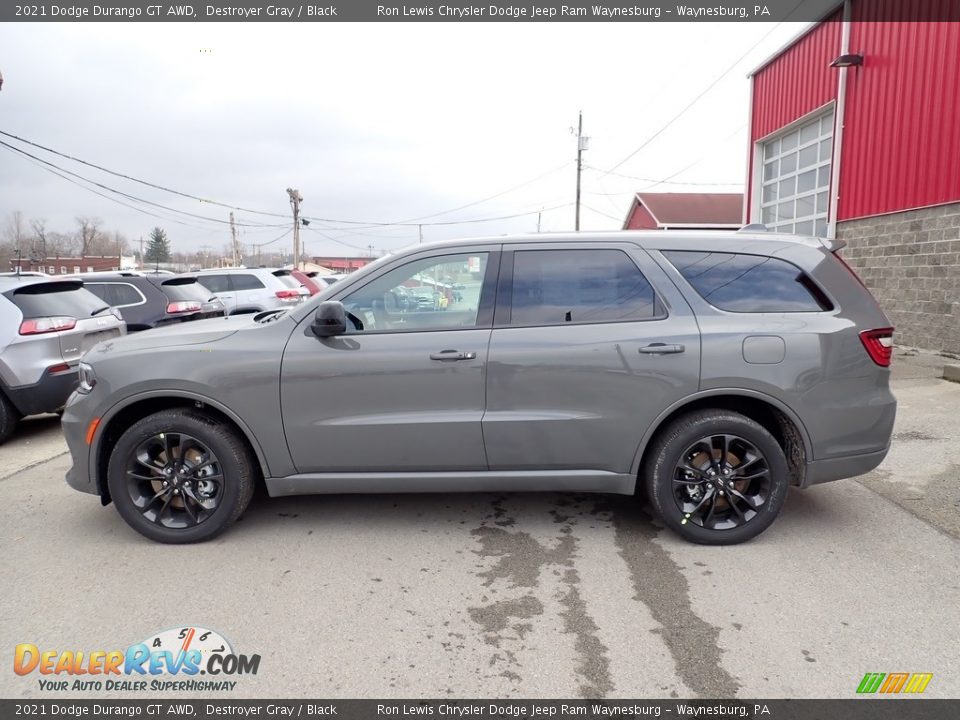 2021 Dodge Durango GT AWD Destroyer Gray / Black Photo #3