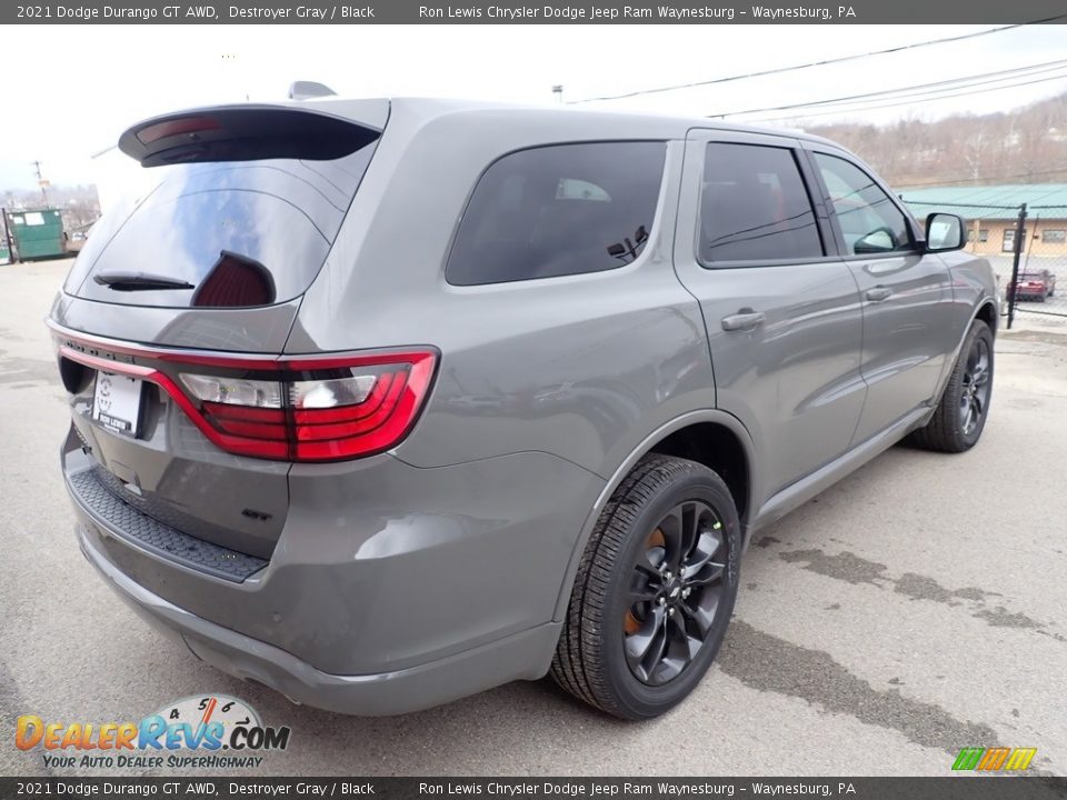 2021 Dodge Durango GT AWD Destroyer Gray / Black Photo #6