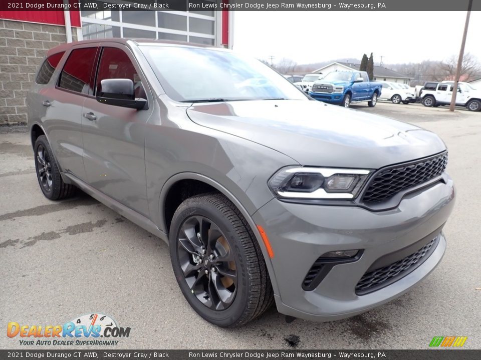 2021 Dodge Durango GT AWD Destroyer Gray / Black Photo #8