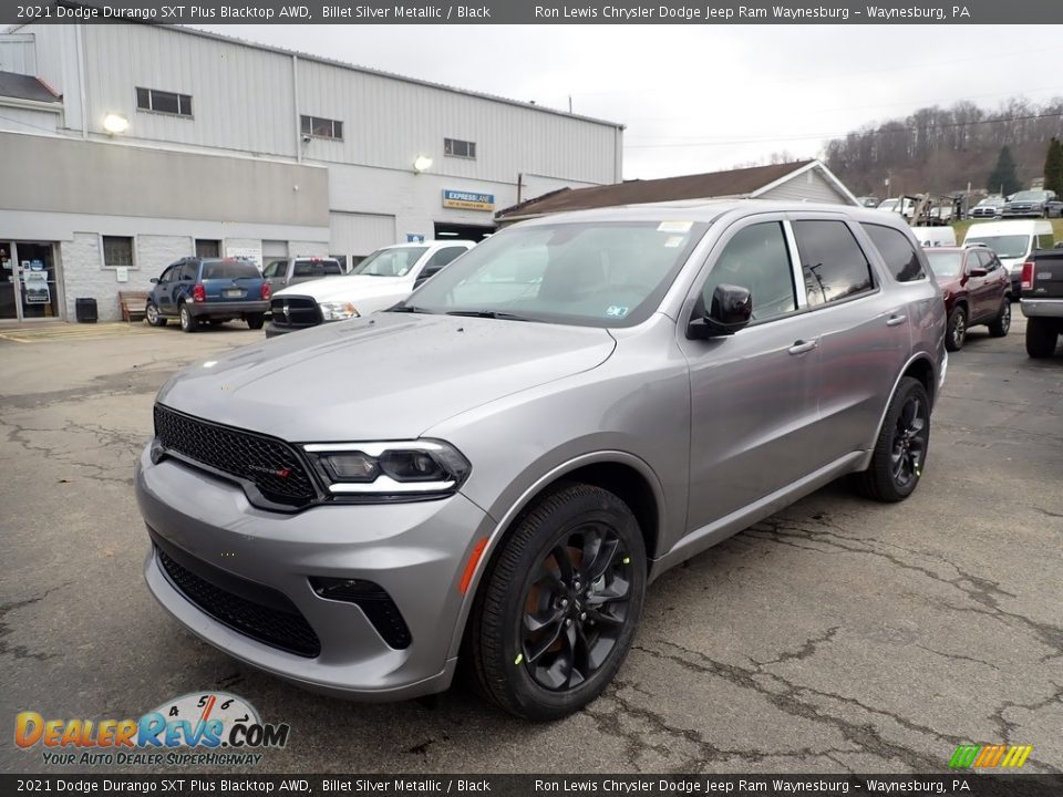 2021 Dodge Durango SXT Plus Blacktop AWD Billet Silver Metallic / Black Photo #1