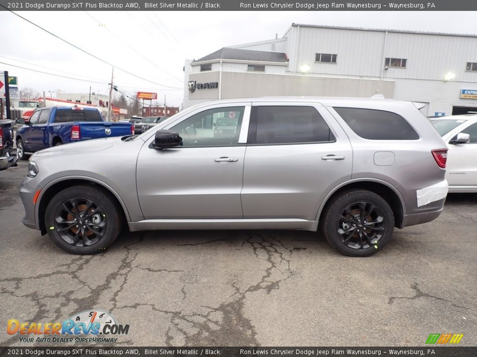 2021 Dodge Durango SXT Plus Blacktop AWD Billet Silver Metallic / Black Photo #3