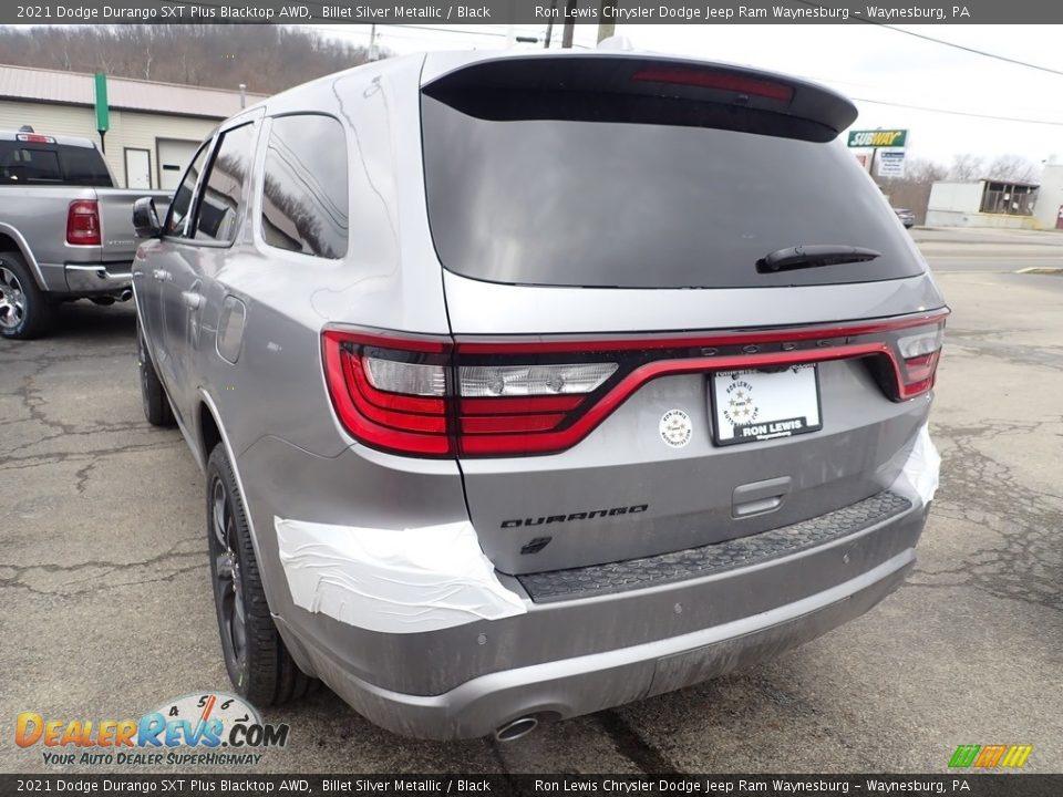 2021 Dodge Durango SXT Plus Blacktop AWD Billet Silver Metallic / Black Photo #4