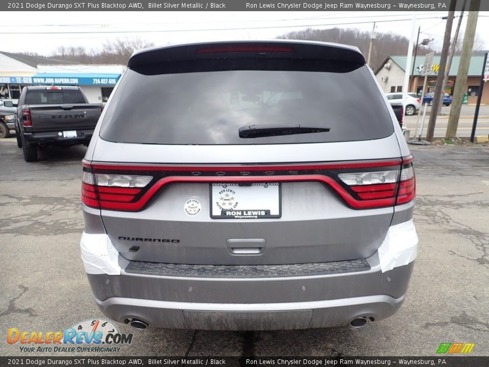 2021 Dodge Durango SXT Plus Blacktop AWD Billet Silver Metallic / Black Photo #5