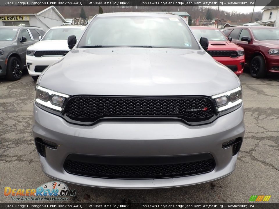 2021 Dodge Durango SXT Plus Blacktop AWD Billet Silver Metallic / Black Photo #9