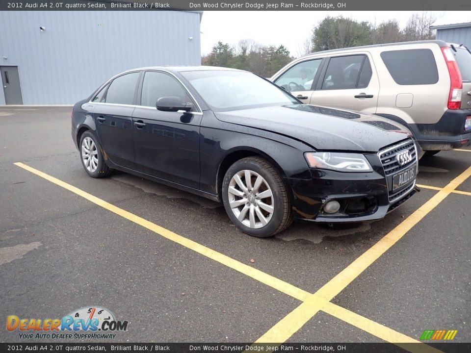 2012 Audi A4 2.0T quattro Sedan Brilliant Black / Black Photo #3