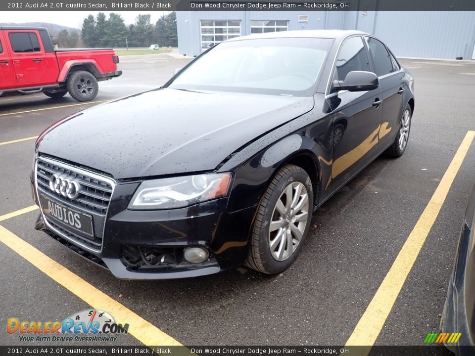 2012 Audi A4 2.0T quattro Sedan Brilliant Black / Black Photo #6