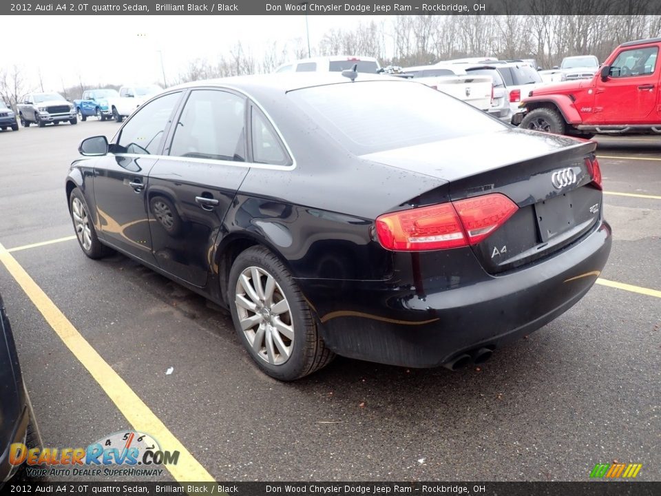 2012 Audi A4 2.0T quattro Sedan Brilliant Black / Black Photo #18