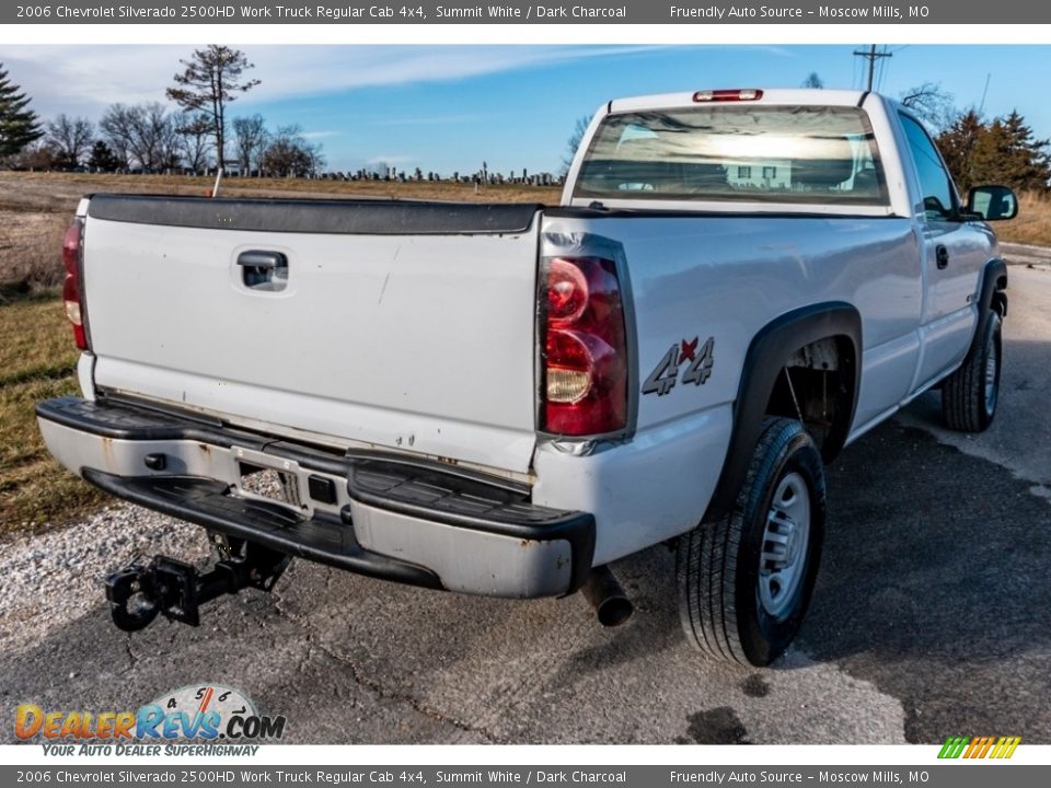 2006 Chevrolet Silverado 2500HD Work Truck Regular Cab 4x4 Summit White / Dark Charcoal Photo #4