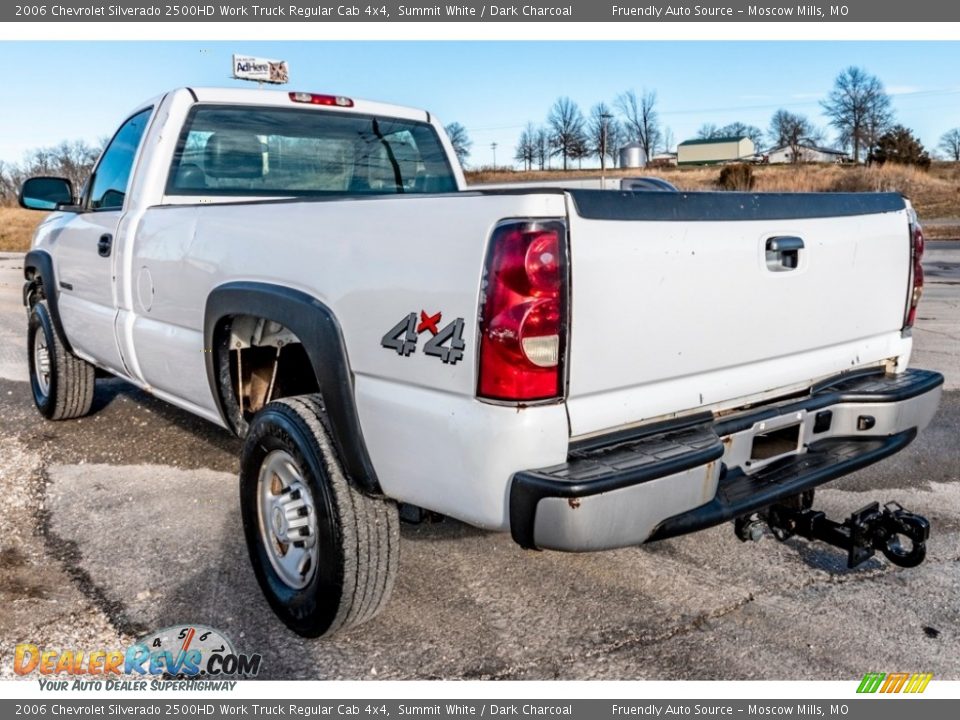 2006 Chevrolet Silverado 2500HD Work Truck Regular Cab 4x4 Summit White / Dark Charcoal Photo #6