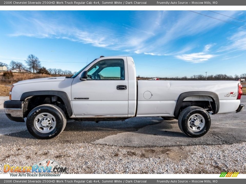 2006 Chevrolet Silverado 2500HD Work Truck Regular Cab 4x4 Summit White / Dark Charcoal Photo #7