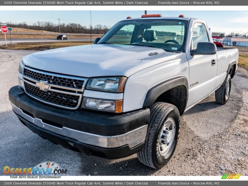 2006 Chevrolet Silverado 2500HD Work Truck Regular Cab 4x4 Summit White / Dark Charcoal Photo #8