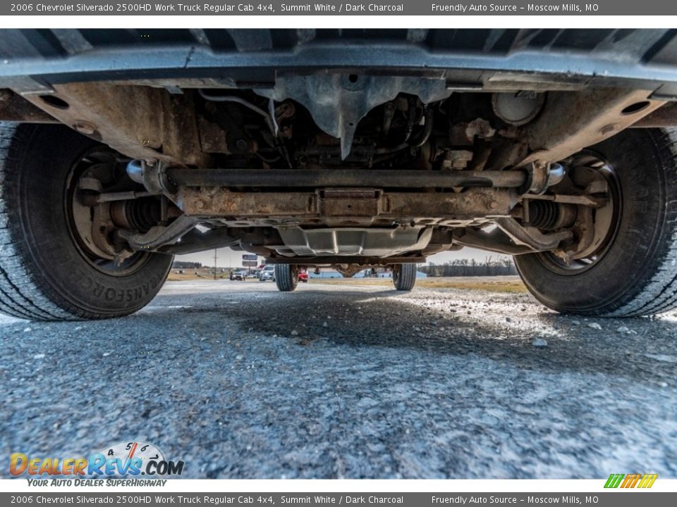 2006 Chevrolet Silverado 2500HD Work Truck Regular Cab 4x4 Summit White / Dark Charcoal Photo #10