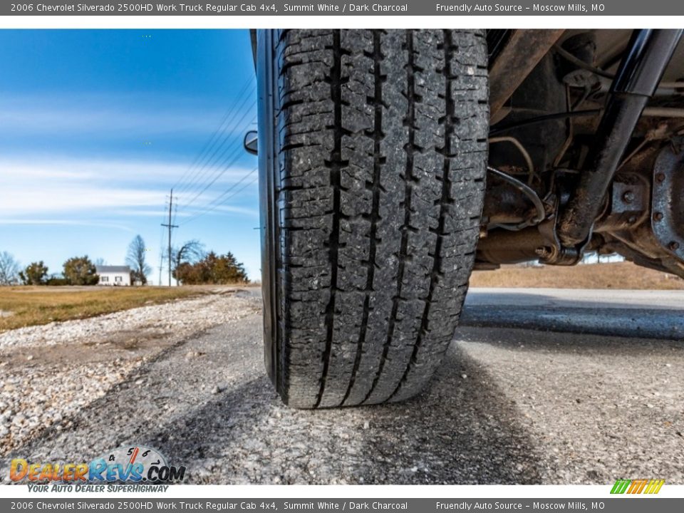 2006 Chevrolet Silverado 2500HD Work Truck Regular Cab 4x4 Summit White / Dark Charcoal Photo #15