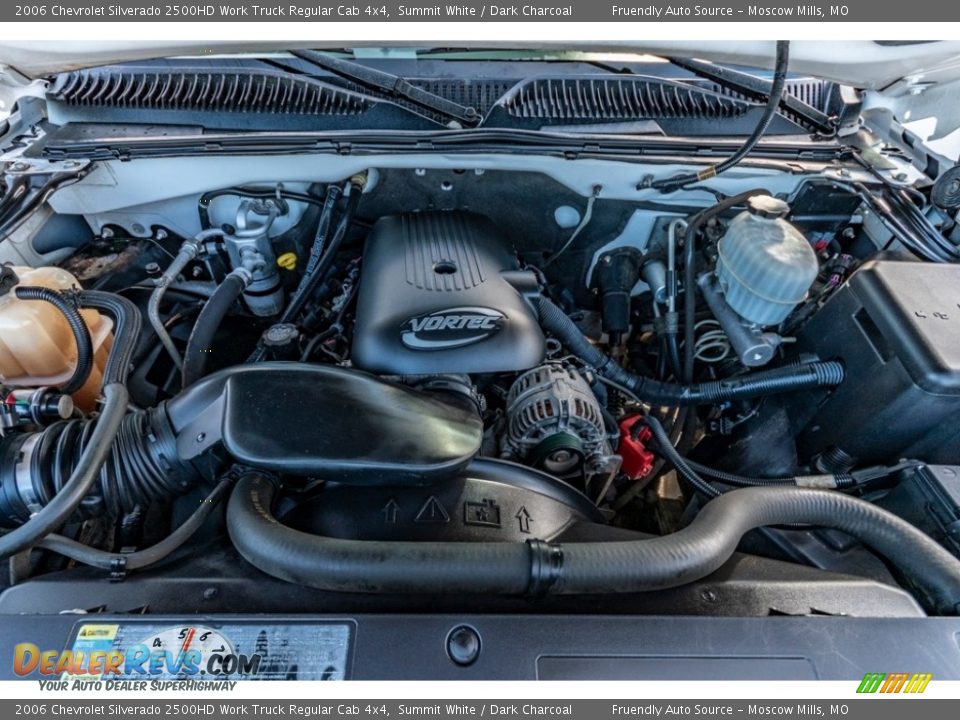 2006 Chevrolet Silverado 2500HD Work Truck Regular Cab 4x4 Summit White / Dark Charcoal Photo #17