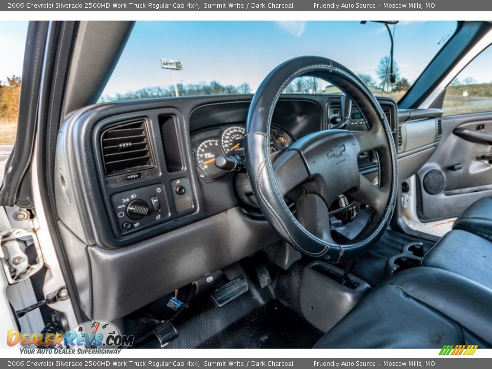 2006 Chevrolet Silverado 2500HD Work Truck Regular Cab 4x4 Summit White / Dark Charcoal Photo #20