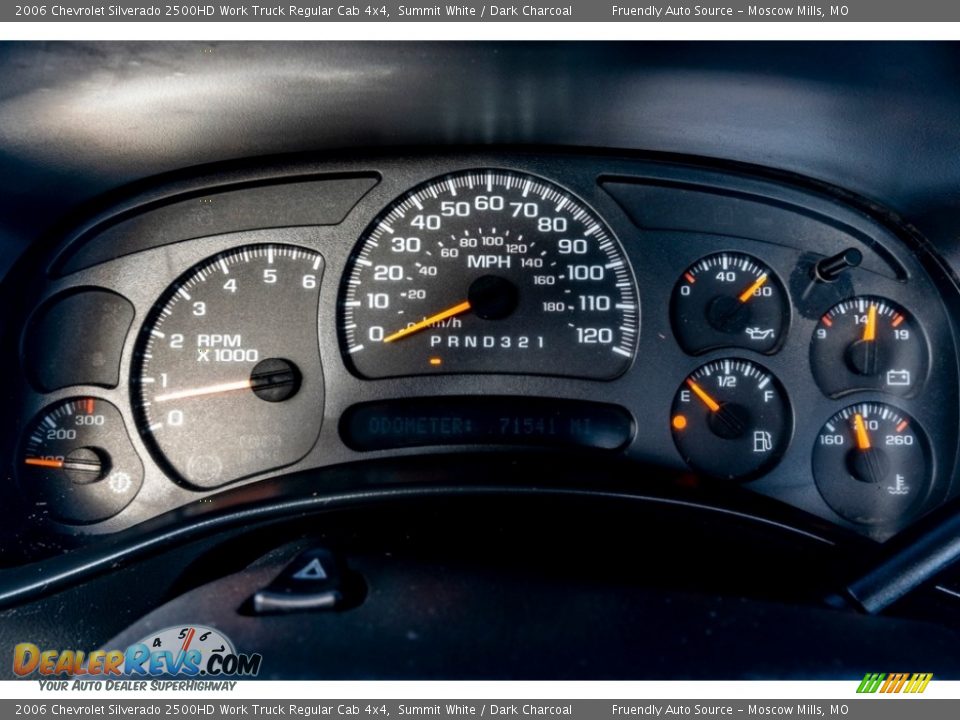 2006 Chevrolet Silverado 2500HD Work Truck Regular Cab 4x4 Summit White / Dark Charcoal Photo #32