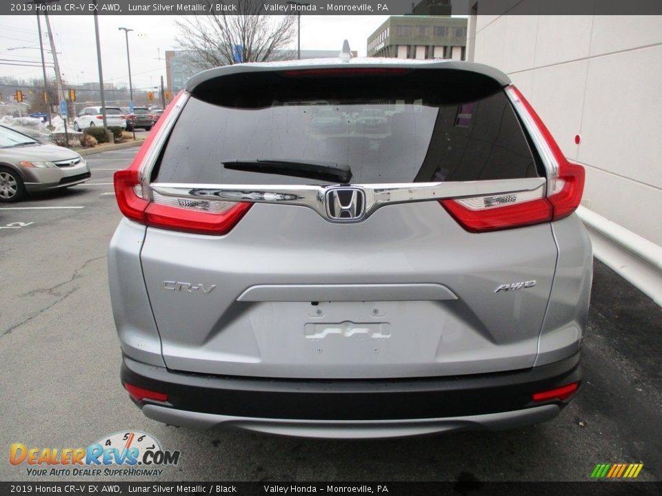 2019 Honda CR-V EX AWD Lunar Silver Metallic / Black Photo #4