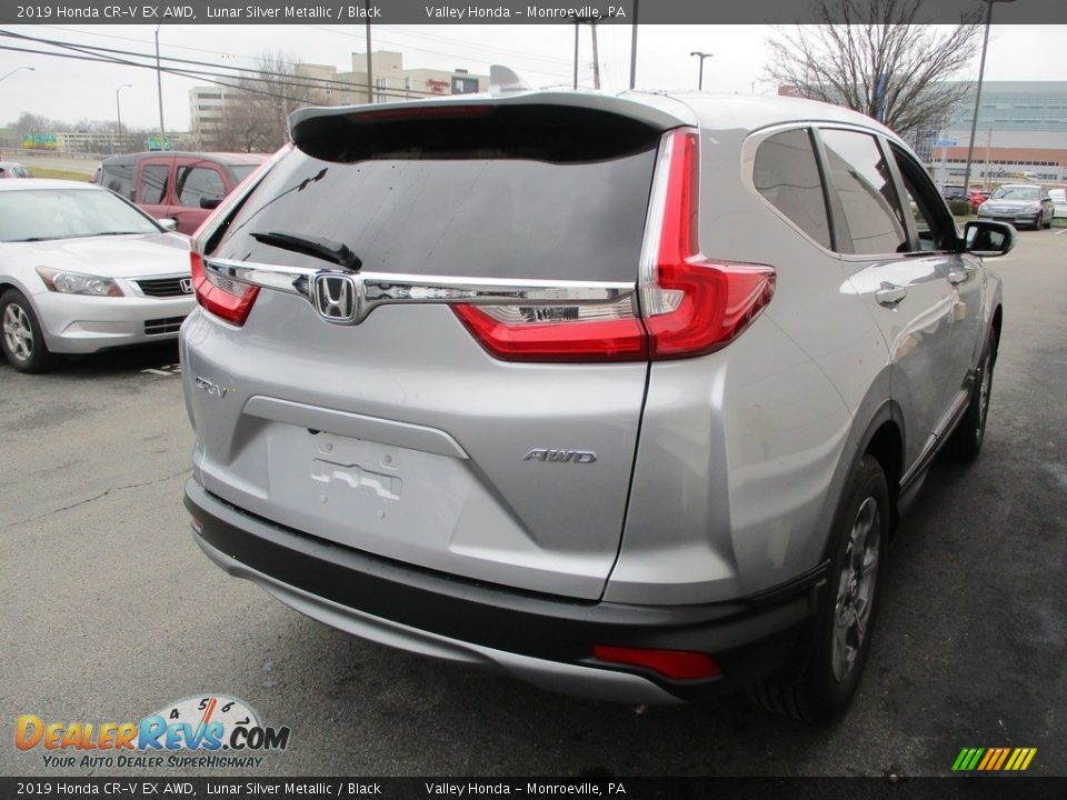 2019 Honda CR-V EX AWD Lunar Silver Metallic / Black Photo #5