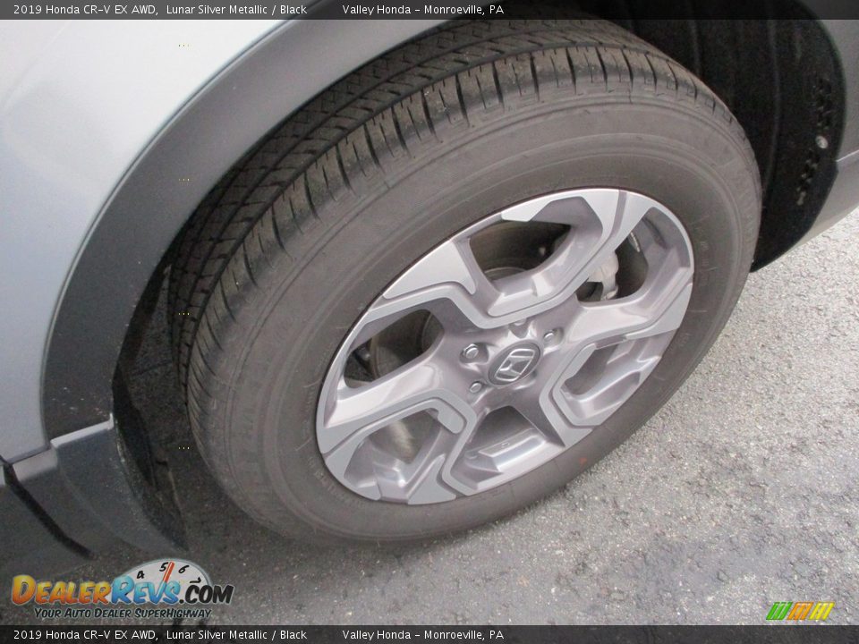 2019 Honda CR-V EX AWD Lunar Silver Metallic / Black Photo #6