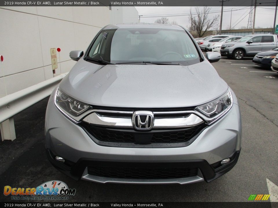 2019 Honda CR-V EX AWD Lunar Silver Metallic / Black Photo #8