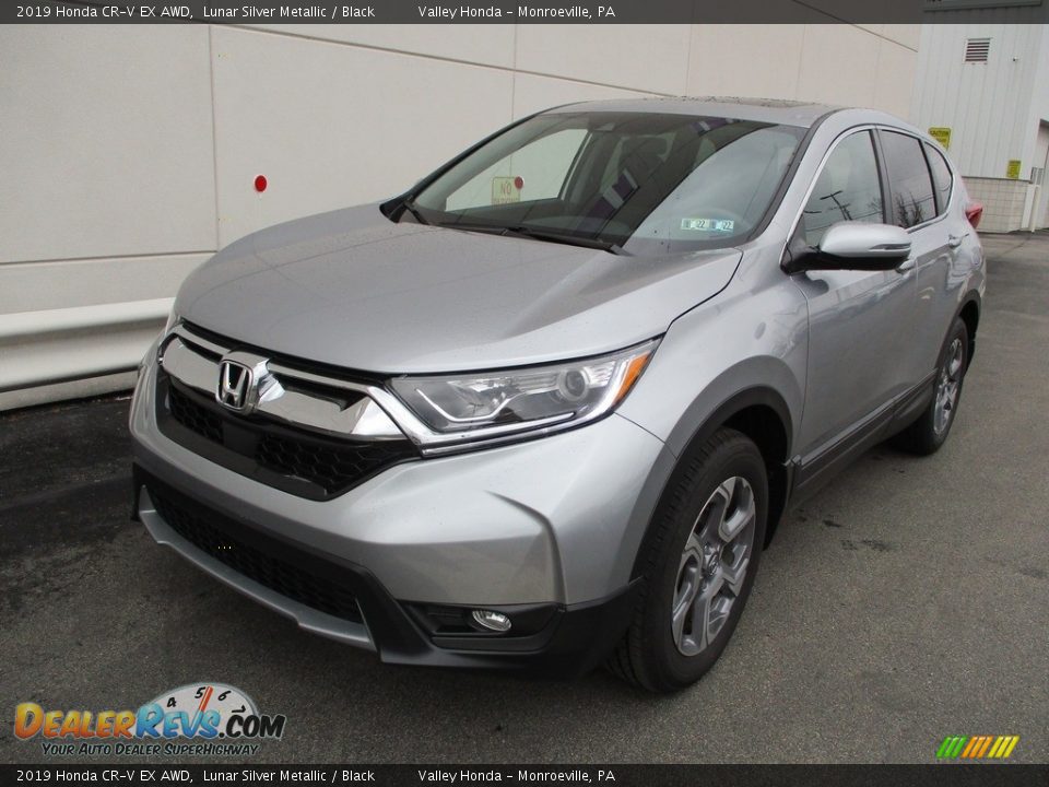 2019 Honda CR-V EX AWD Lunar Silver Metallic / Black Photo #9