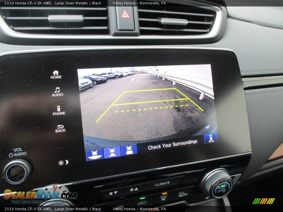2019 Honda CR-V EX AWD Lunar Silver Metallic / Black Photo #16