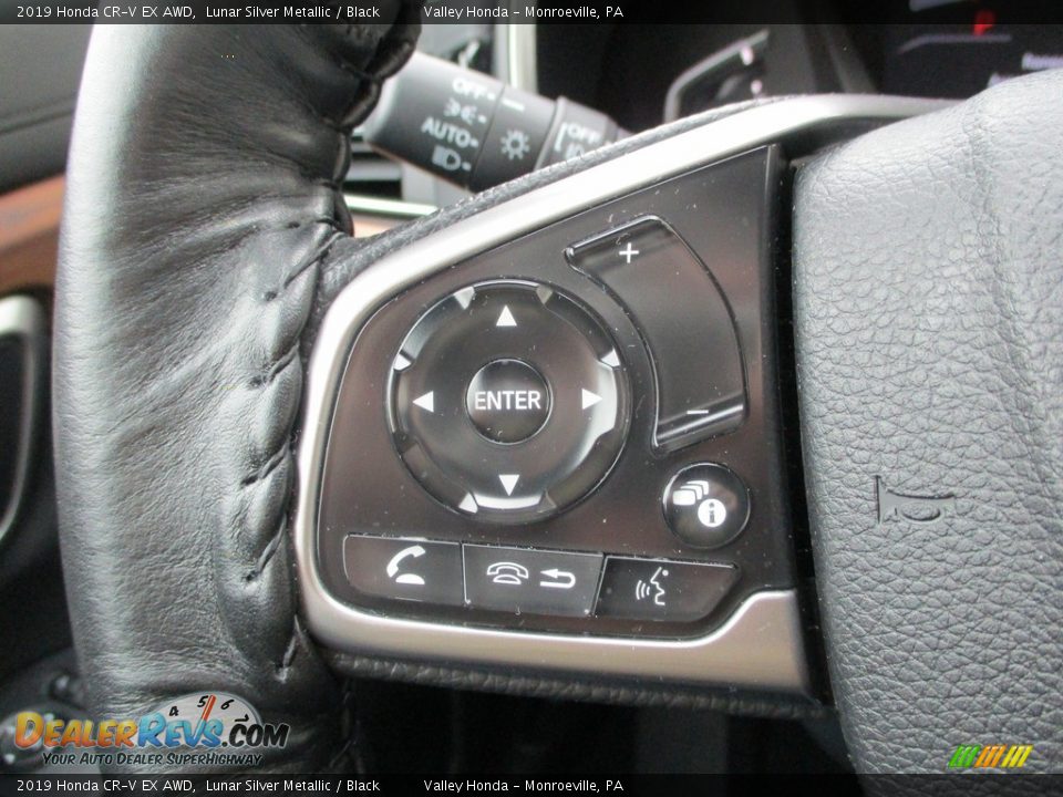 2019 Honda CR-V EX AWD Lunar Silver Metallic / Black Photo #18