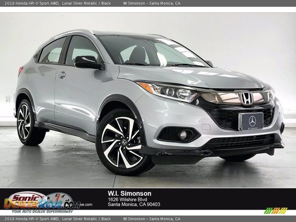 2019 Honda HR-V Sport AWD Lunar Silver Metallic / Black Photo #1