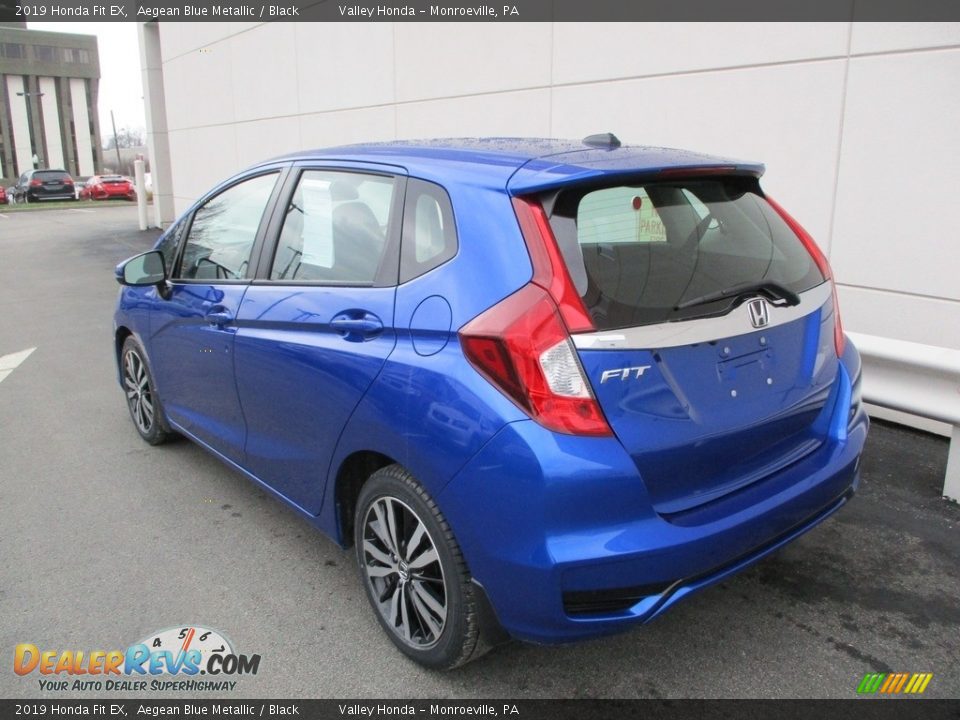 2019 Honda Fit EX Aegean Blue Metallic / Black Photo #3