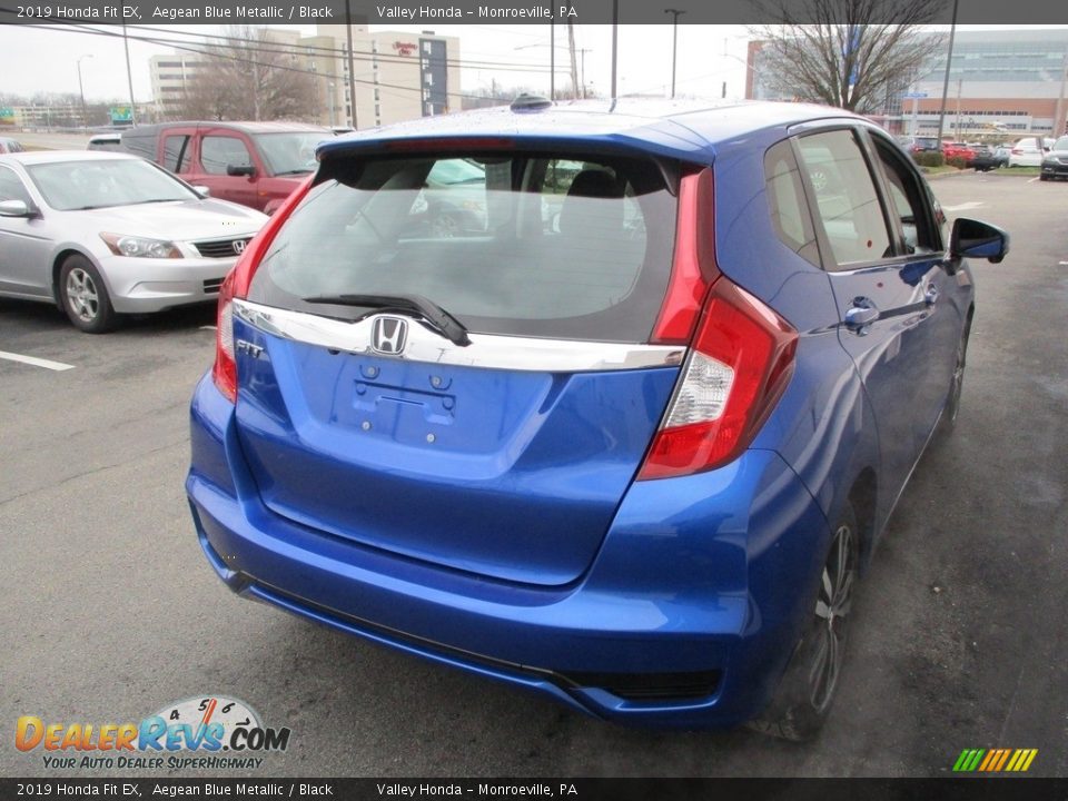 2019 Honda Fit EX Aegean Blue Metallic / Black Photo #5