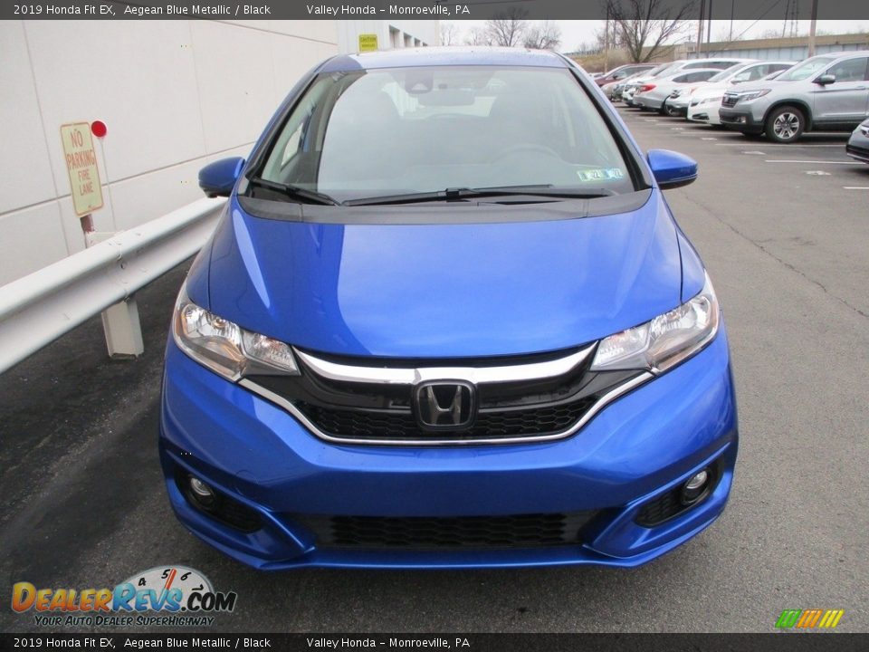 2019 Honda Fit EX Aegean Blue Metallic / Black Photo #8