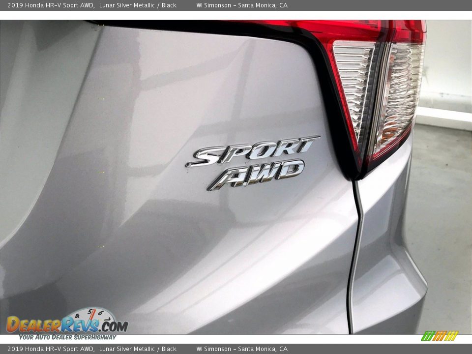 2019 Honda HR-V Sport AWD Lunar Silver Metallic / Black Photo #7