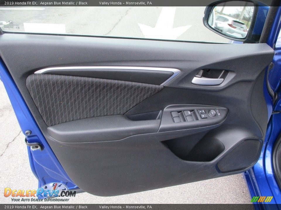 2019 Honda Fit EX Aegean Blue Metallic / Black Photo #10