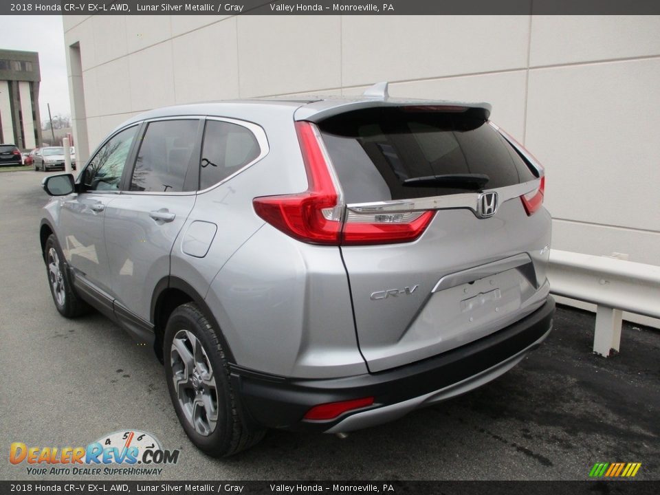 2018 Honda CR-V EX-L AWD Lunar Silver Metallic / Gray Photo #3