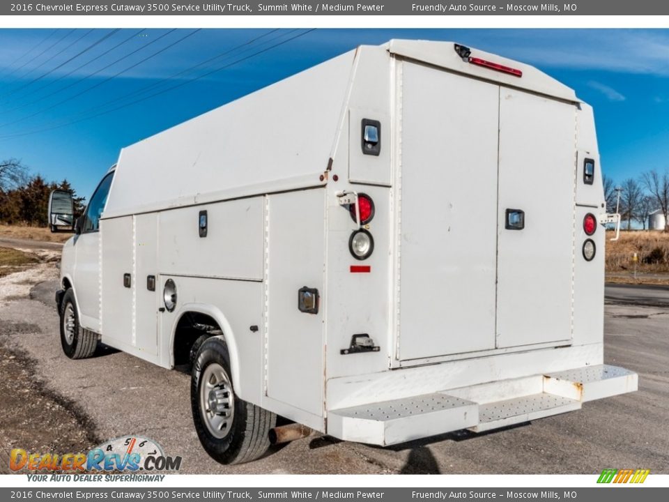 2016 Chevrolet Express Cutaway 3500 Service Utility Truck Summit White / Medium Pewter Photo #6