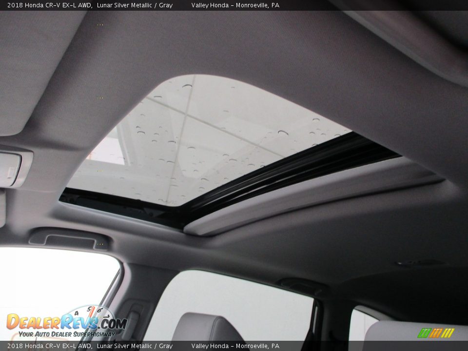 2018 Honda CR-V EX-L AWD Lunar Silver Metallic / Gray Photo #11