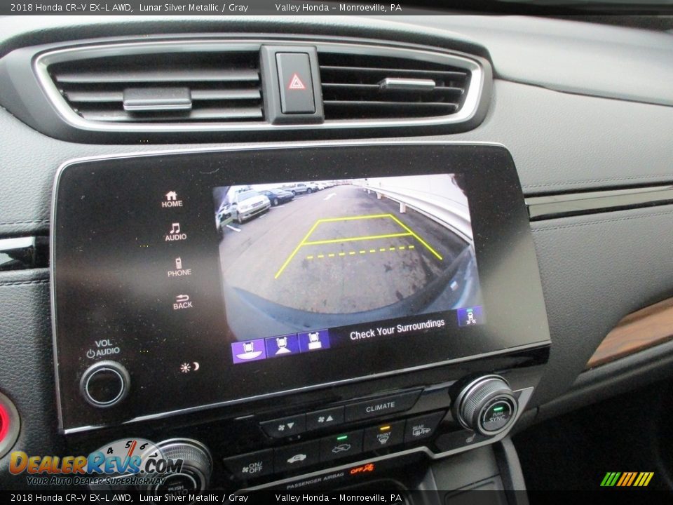 2018 Honda CR-V EX-L AWD Lunar Silver Metallic / Gray Photo #16