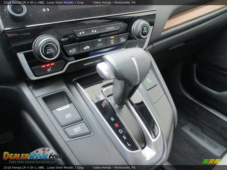 2018 Honda CR-V EX-L AWD Lunar Silver Metallic / Gray Photo #17