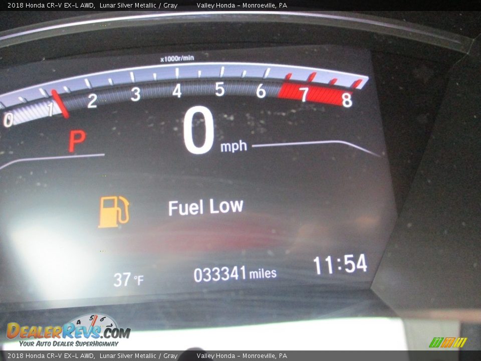 2018 Honda CR-V EX-L AWD Lunar Silver Metallic / Gray Photo #20