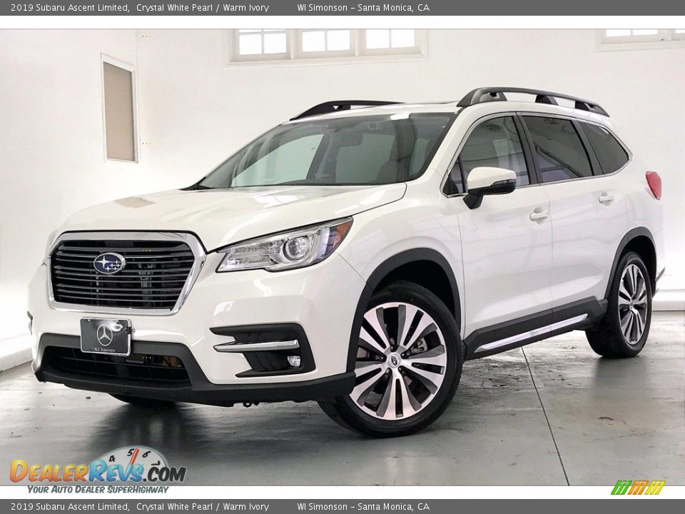 2019 Subaru Ascent Limited Crystal White Pearl / Warm Ivory Photo #12