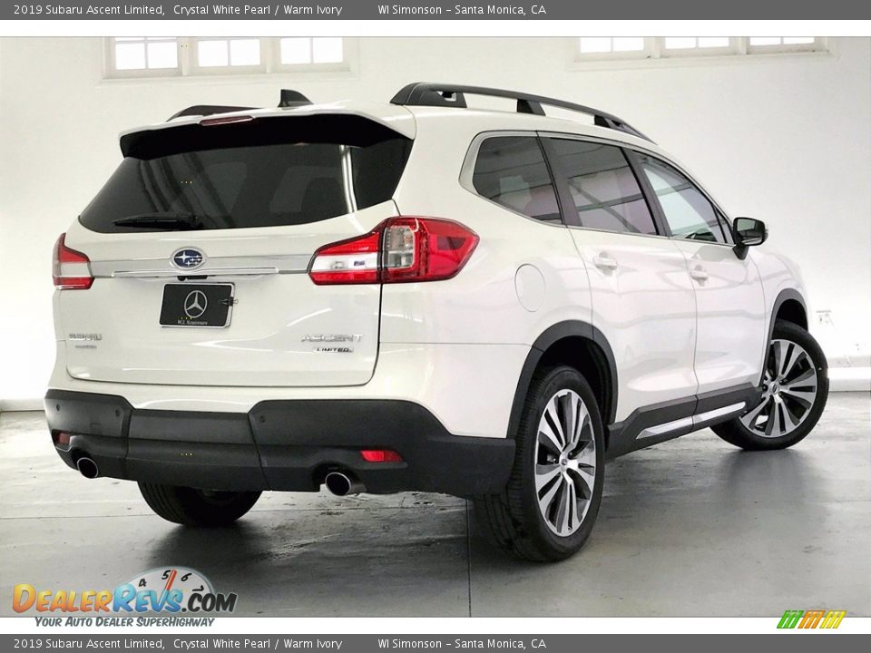2019 Subaru Ascent Limited Crystal White Pearl / Warm Ivory Photo #13