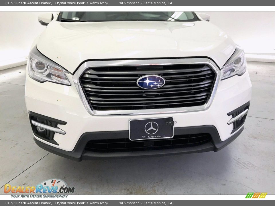 2019 Subaru Ascent Limited Crystal White Pearl / Warm Ivory Photo #30