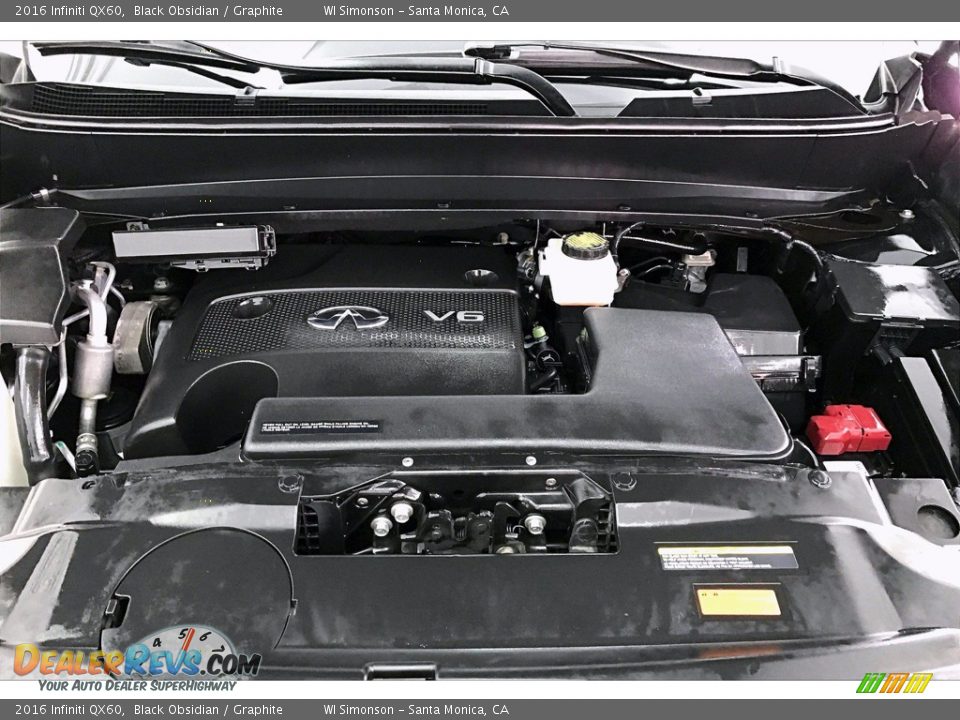 2016 Infiniti QX60  3.5 Liter DOHC 24-Valve CVTCS V6 Engine Photo #9