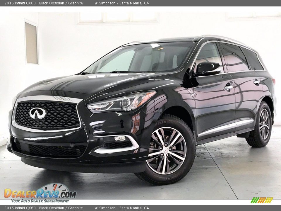 Black Obsidian 2016 Infiniti QX60  Photo #12