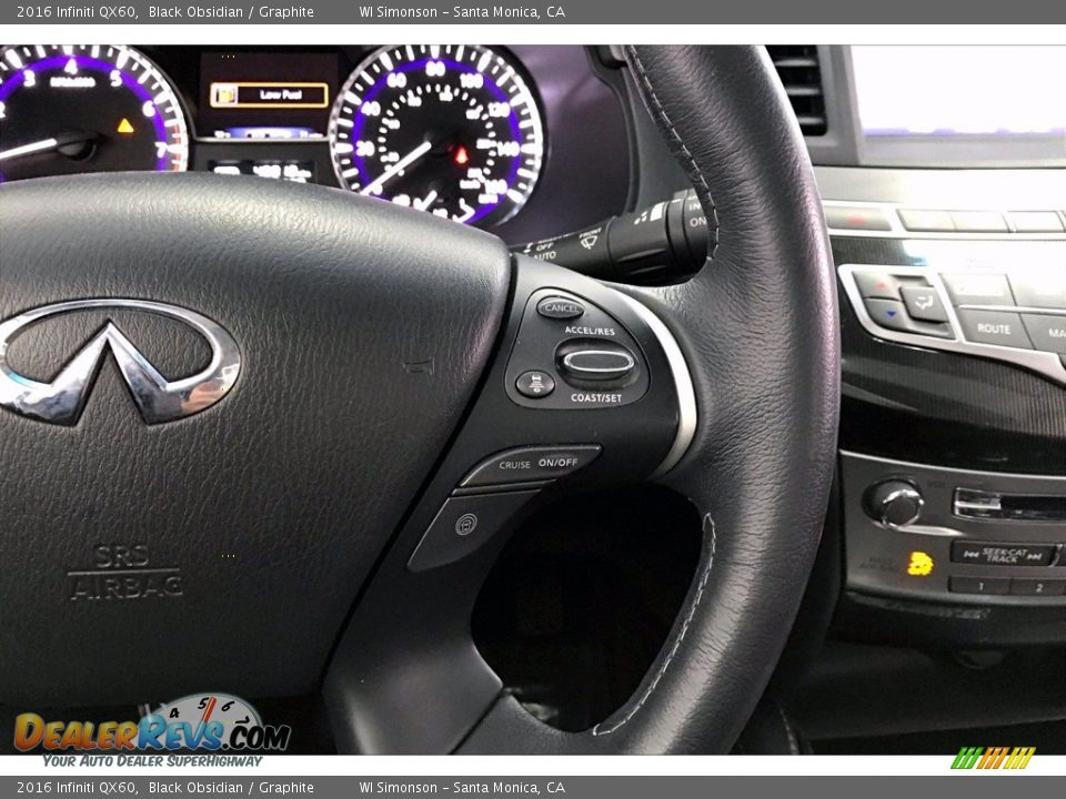 2016 Infiniti QX60  Steering Wheel Photo #22