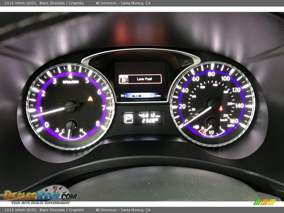 2016 Infiniti QX60  Gauges Photo #23