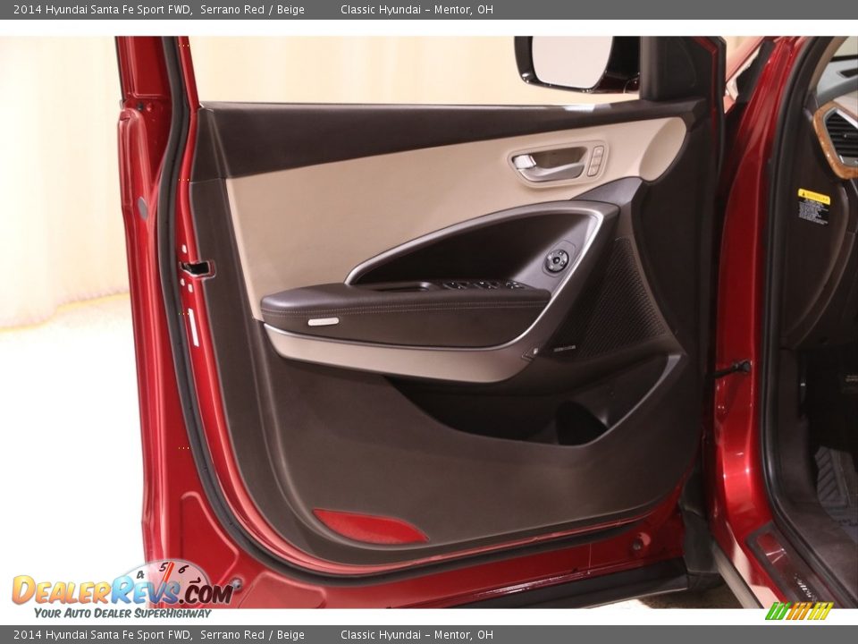 2014 Hyundai Santa Fe Sport FWD Serrano Red / Beige Photo #4
