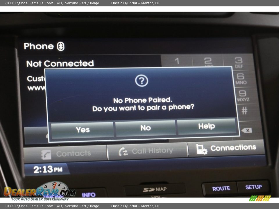 2014 Hyundai Santa Fe Sport FWD Serrano Red / Beige Photo #11