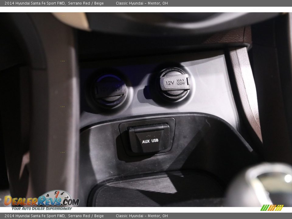 2014 Hyundai Santa Fe Sport FWD Serrano Red / Beige Photo #13
